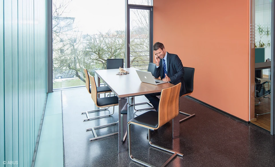 Protect your company - with our door security products © ABUS