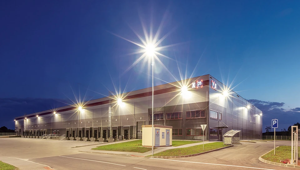 At night P3 Logistic Parks © ABUS