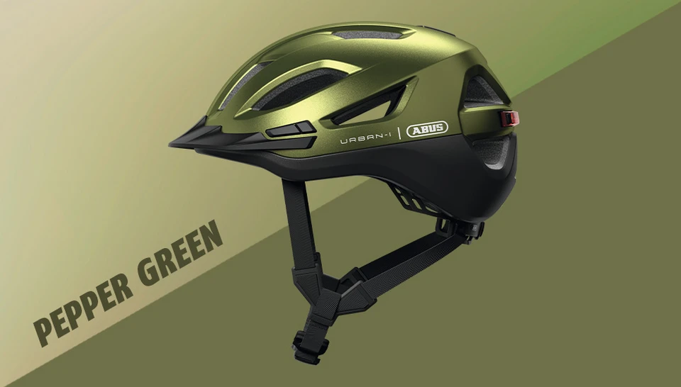 Casco de bicicleta Urban-I 4.0 ACE, color Pepper Green. Imagen del producto © ABUS