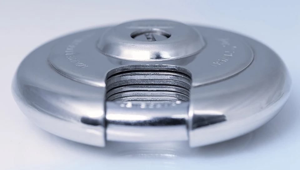 Aperçu de l'intérieur de la serrure à disque © ABUS