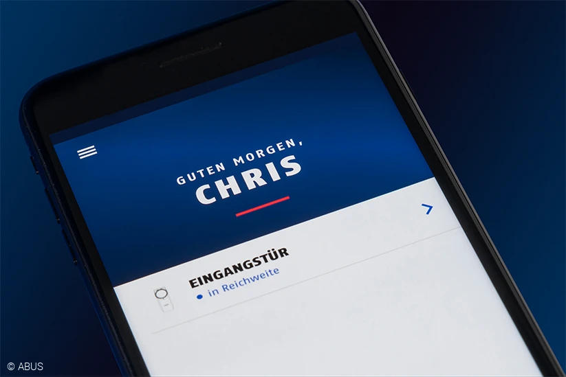 Faites de votre smartphone la clé de votre maison! © ABUS