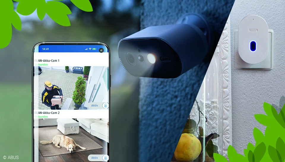 ABUS WLAN Akku Cam - Gegensprechen über die App2Cam