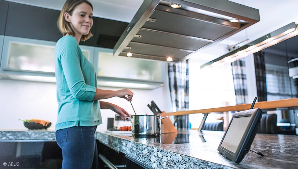 Full oversikt med videoovervåkning fra ABUS