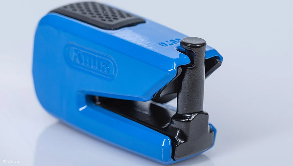 SmartX-teknologi installert i en bremseskivelås © ABUS