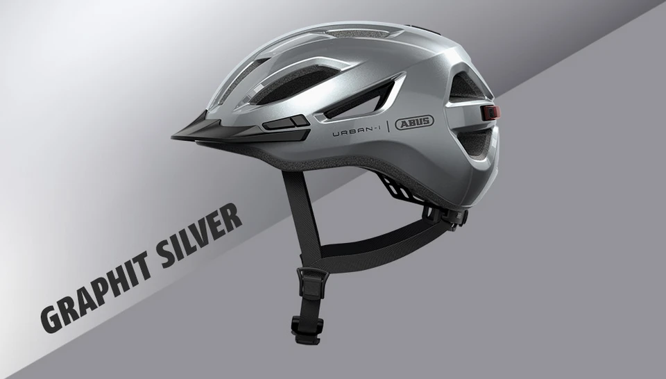 Urban-I 4.0 Fahrradhelm Graphit Silver Produktfreisteller © ABUS
