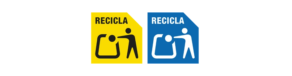 S&iacute;mbolo de reciclaje &copy; ecoembes