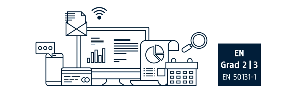 Secoris - die EN Grad 2 & 3-zertifizierte Alarmanlage