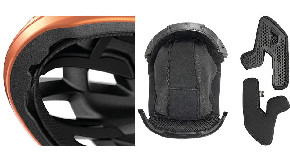 Innenansicht einer Fahrradhelmpolsters &copy; ABUS