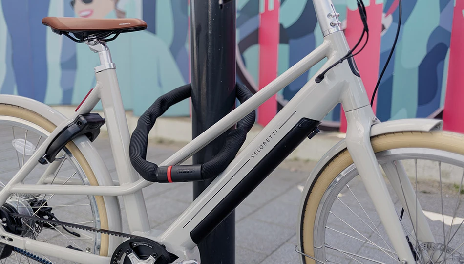 Het ABUS Goose lock naast het ringslot GRANIT XPlus 6950 &copy;ABUS