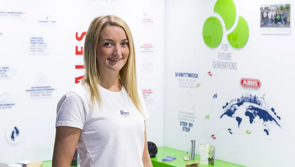 Lisa Behrens, responsable de sostenibilidad de ABUS &copy; ABUS