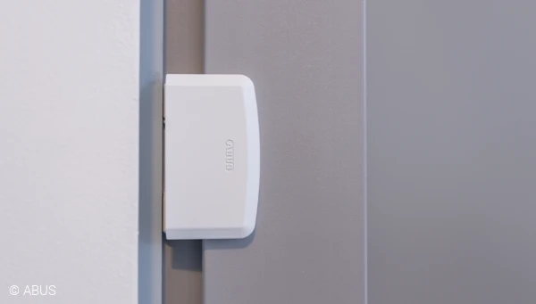 Your door secured by the TAS112 security hinge lock &copy; ABUS