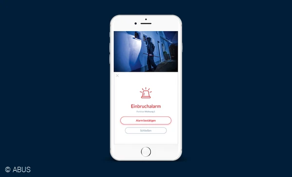 Smartvest App - innovative alarm view