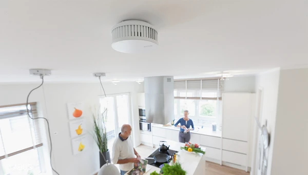 Unsere Funk-Rauchmelder k&ouml;nnen Sie einfach miteinander koppeln &copy; ABUS