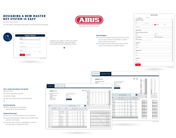 Masterkeying system &copy;ABUS
