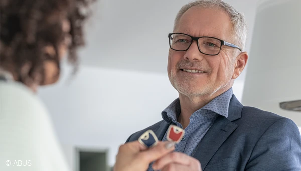 Absicherung durch zus&auml;tzliche Sicherheitsma&szlig;nahmen  &copy; ABUS