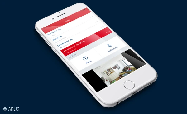 Den ene app til det hele &copy; ABUS