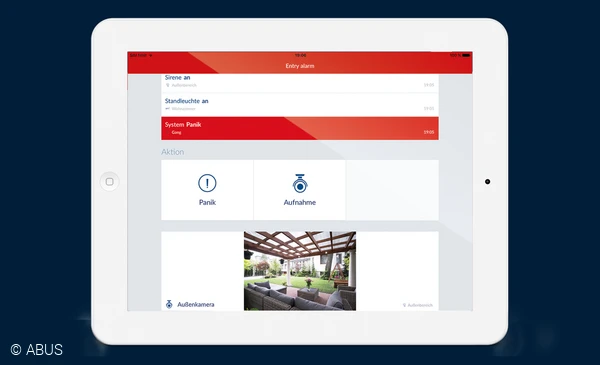 Slut med flere enkeltst&aring;ende l&oslash;sninger &copy; ABUS
