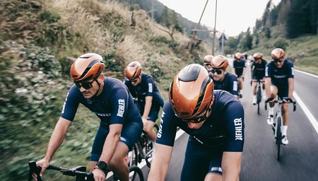 Team ABUS Factory Racing testet den GameChanger 2.0 in den Dolomiten &copy;Pia-Sophie Nowak