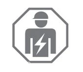 Dauerhafte Installation des Ger&auml;tes nur durch einer Elektrofachkraft zul&auml;ssig. &copy; ABUS