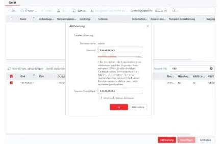 Vergabe Administrator-Passwort CMS