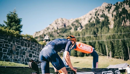 Team ABUS Factory Racing tests the GameChanger 2.0 in the Dolomites &copy;Pia-Sophie Nowak