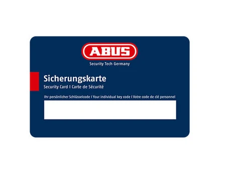 ABUS Security card &copy; ABUS
