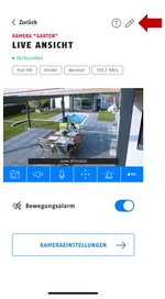 Liveansicht Lichtkamera &copy; ABUS