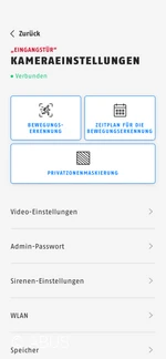 Kameraeinstellungen der Lichtkamera konfigurieren © ABUS Kameraeinstellungen der Lichtkamera konfigurieren © ABUS